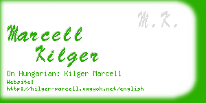 marcell kilger business card